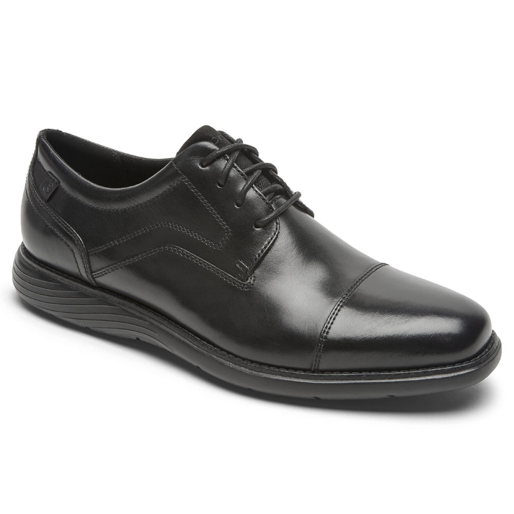 Oxfords Rockport Homem Pretas - Garett Cap Toe - 14938DZUP